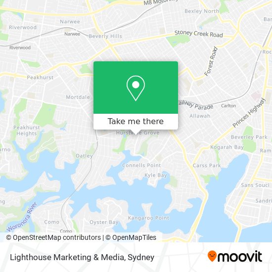 Mapa Lighthouse Marketing & Media