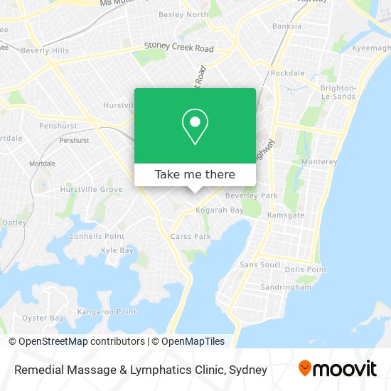 Remedial Massage & Lymphatics Clinic map