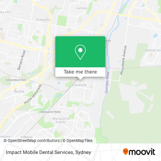 Impact Mobile Dental Services map