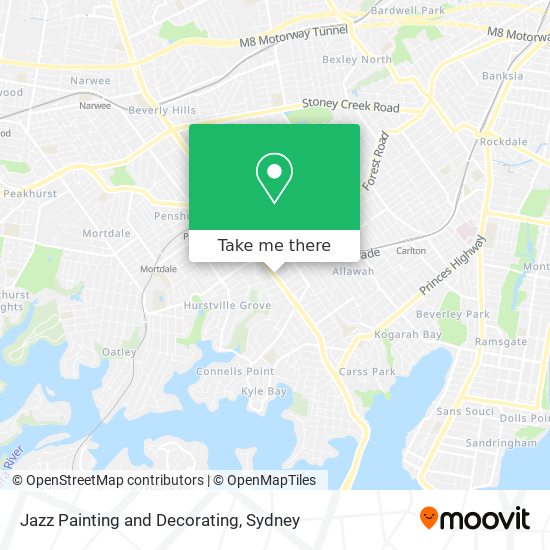 Jazz Painting and Decorating map