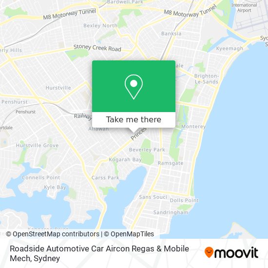 Roadside Automotive Car Aircon Regas & Mobile Mech map