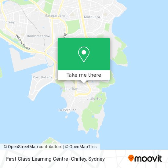 First Class Learning Centre -Chifley map