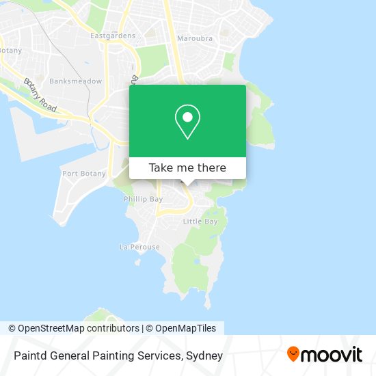 Paintd General Painting Services map