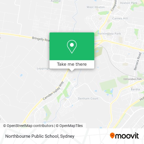 Northbourne Public School map