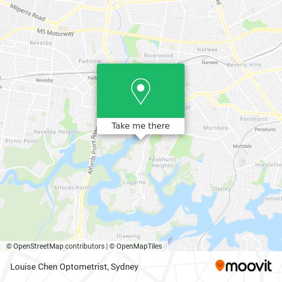 Louise Chen Optometrist map