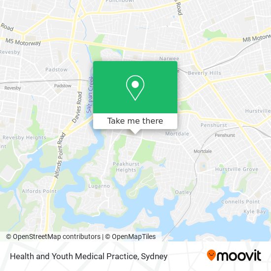Health and Youth Medical Practice map