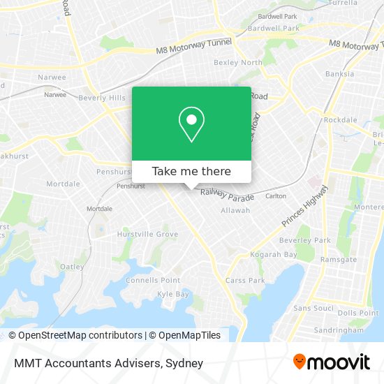 MMT Accountants Advisers map