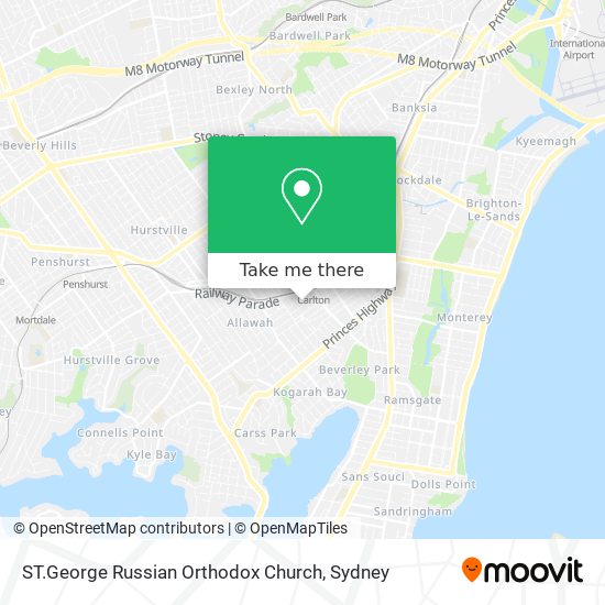 ST.George Russian Orthodox Church map