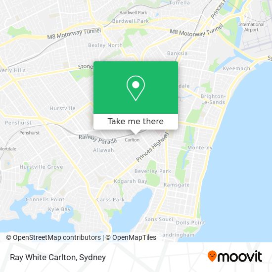 Ray White Carlton map