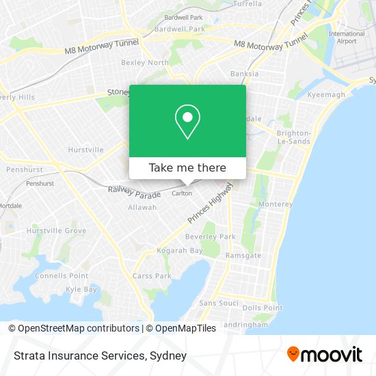 Strata Insurance Services map