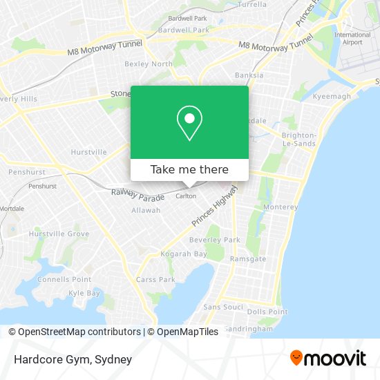 Mapa Hardcore Gym