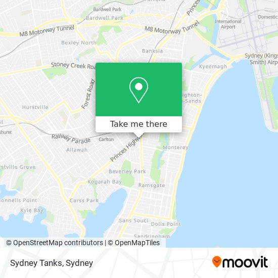 Sydney Tanks map