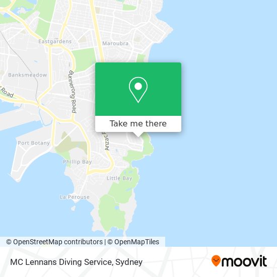 MC Lennans Diving Service map