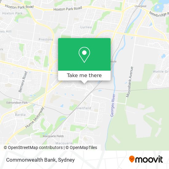 Commonwealth Bank map