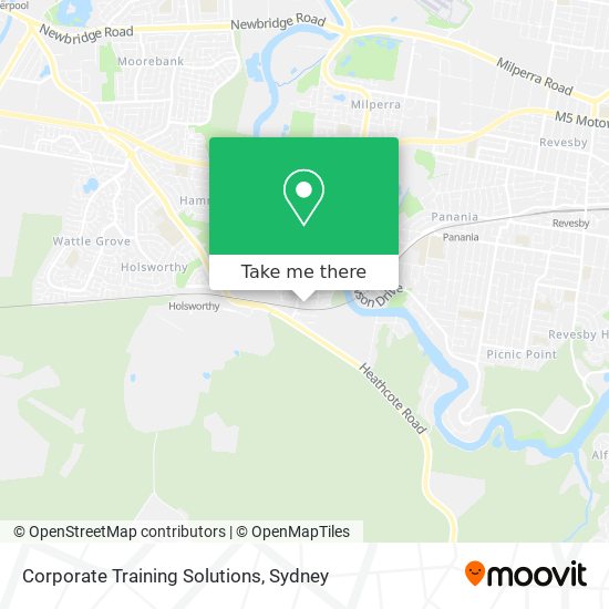 Corporate Training Solutions map