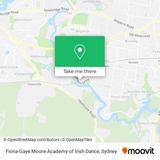 Fiona-Gaye Moore Academy of Irish Dance map