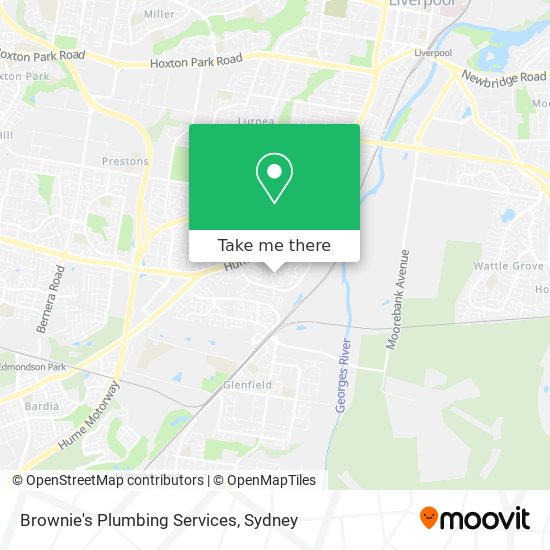 Brownie's Plumbing Services map