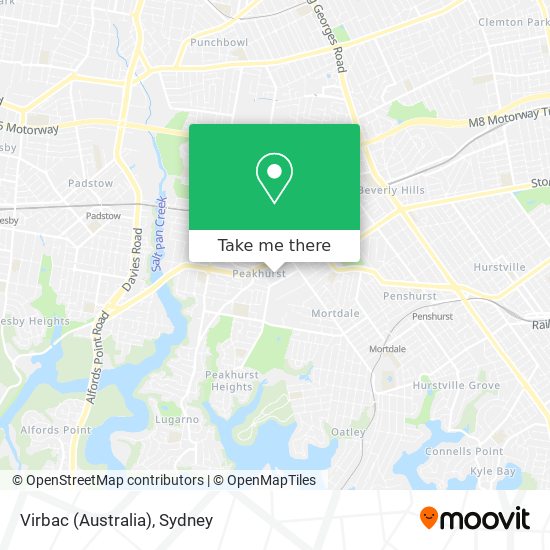 Mapa Virbac (Australia)