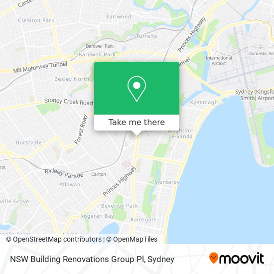 Mapa NSW Building Renovations Group Pl