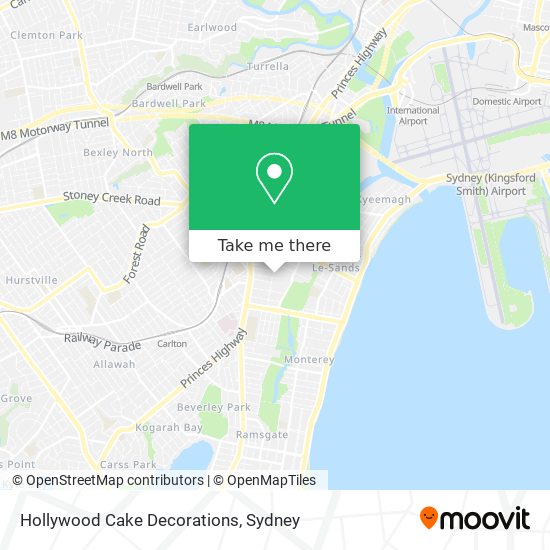 Hollywood Cake Decorations map