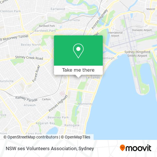 NSW ses Volunteers Association map