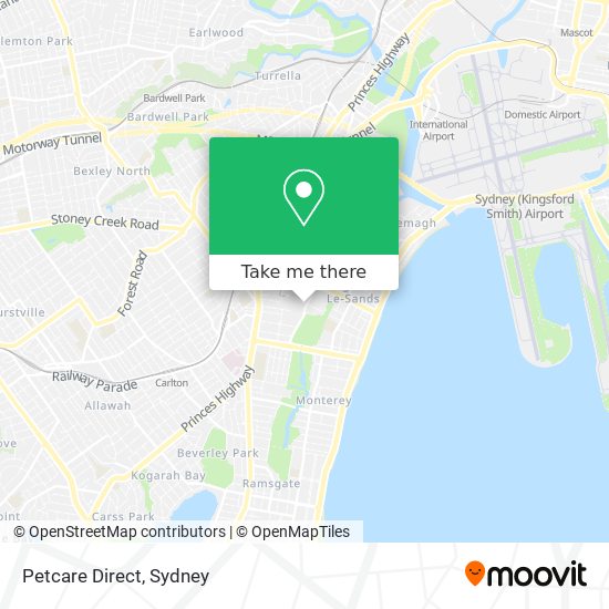 Petcare Direct map