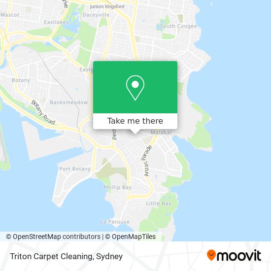 Triton Carpet Cleaning map
