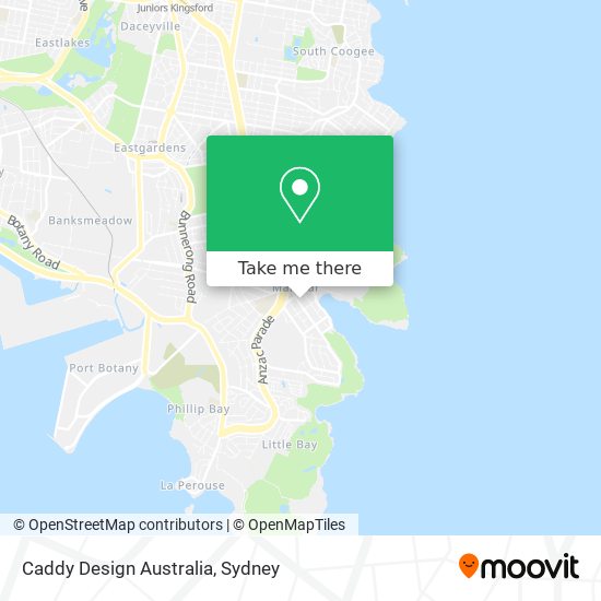 Caddy Design Australia map