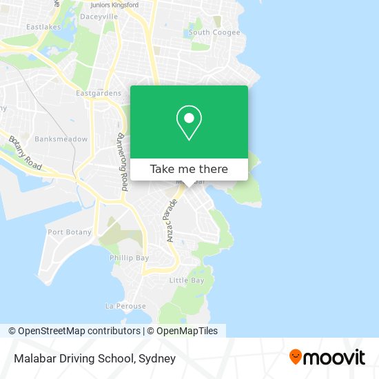 Malabar Driving School map