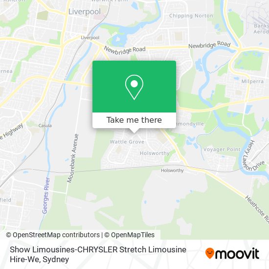 Mapa Show Limousines-CHRYSLER Stretch Limousine Hire-We