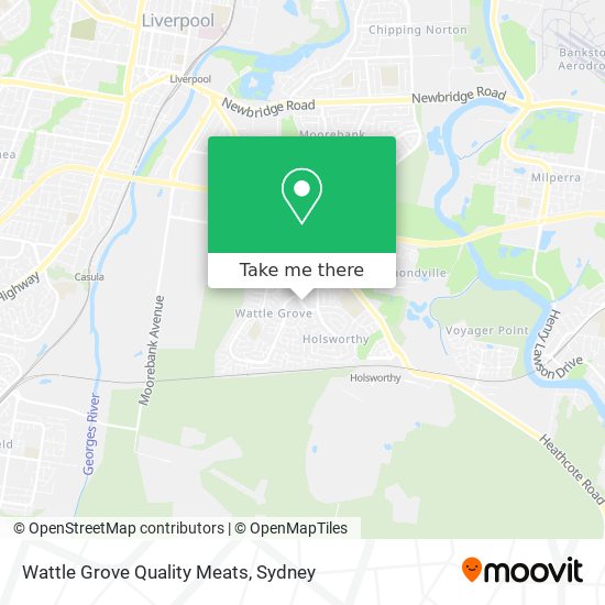 Wattle Grove Quality Meats map