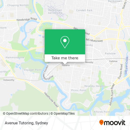 Avenue Tutoring map