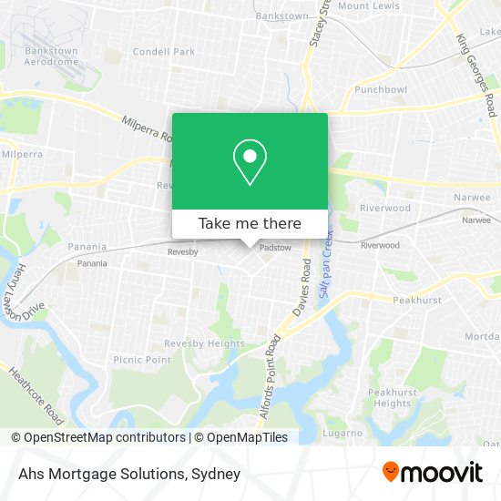 Ahs Mortgage Solutions map