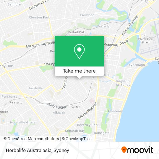 Herbalife Australasia map