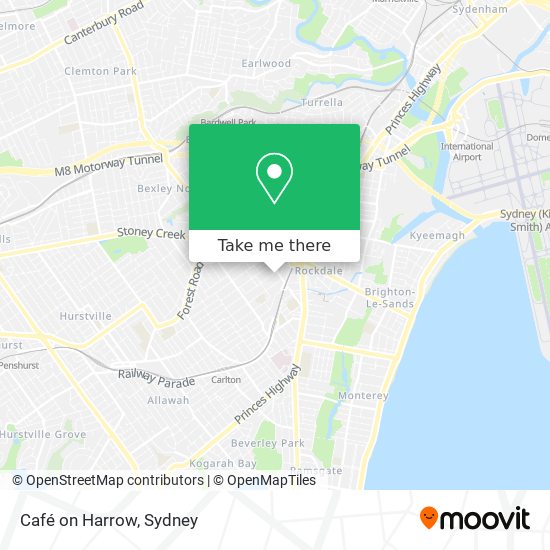 Café on Harrow map