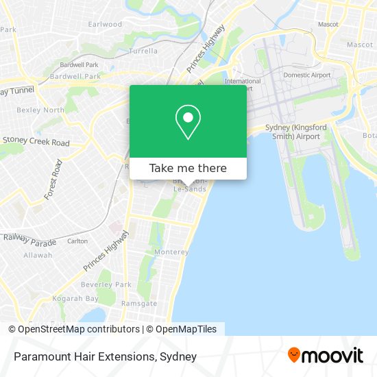 Paramount Hair Extensions map