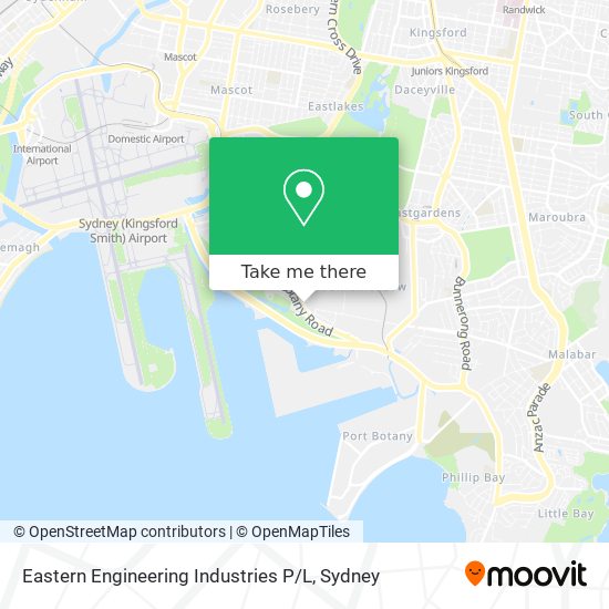 Mapa Eastern Engineering Industries P / L
