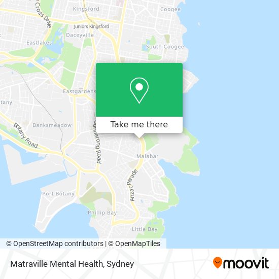 Matraville Mental Health map
