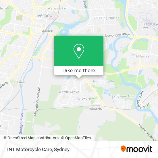 TNT Motorcycle Care map