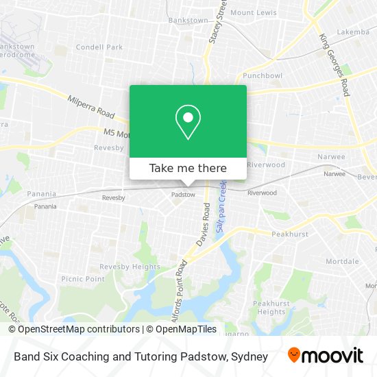 Band Six Coaching and Tutoring Padstow map