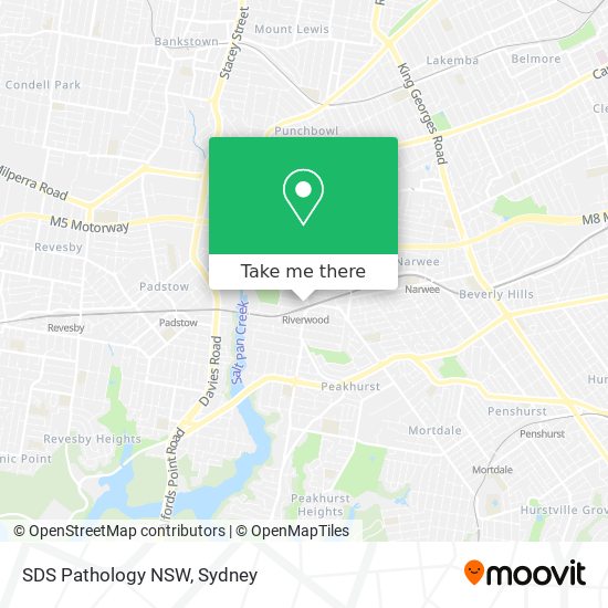 SDS Pathology NSW map