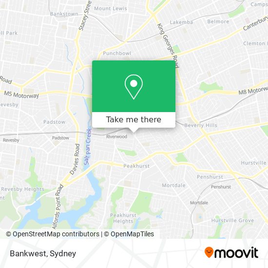 Bankwest map