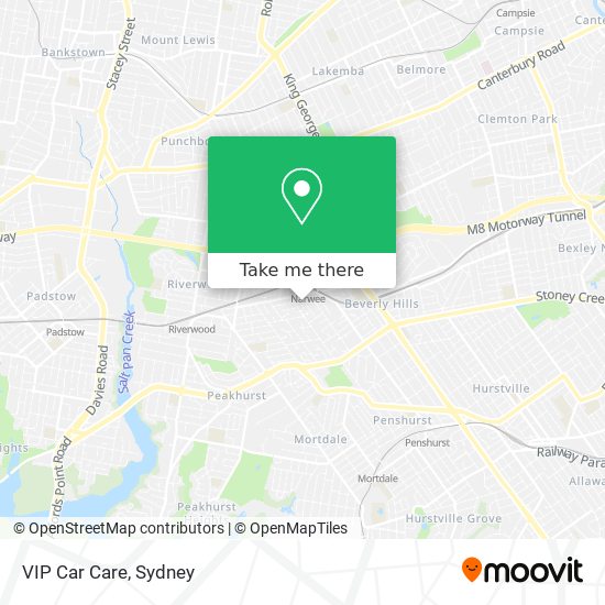 VIP Car Care map