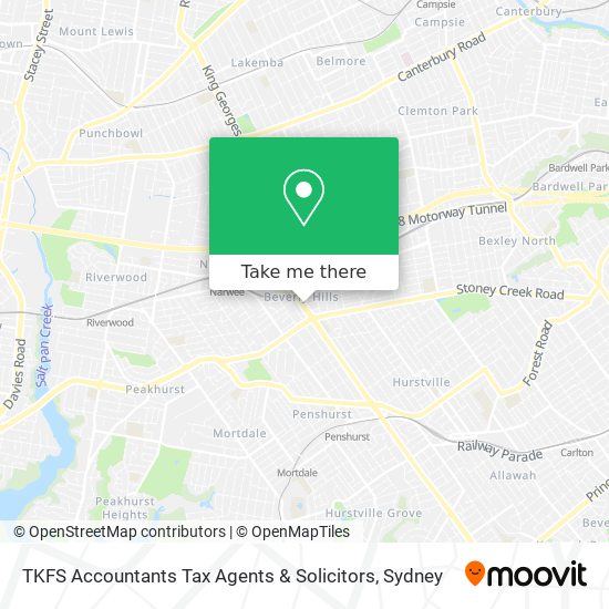 Mapa TKFS Accountants Tax Agents & Solicitors