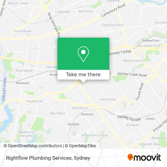 Rightflow Plumbing Services map