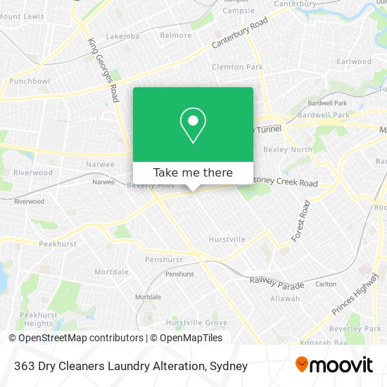 Mapa 363 Dry Cleaners Laundry Alteration