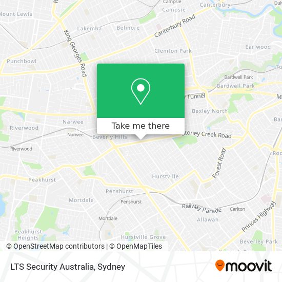 LTS Security Australia map