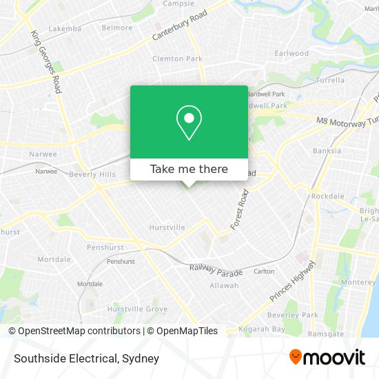 Southside Electrical map