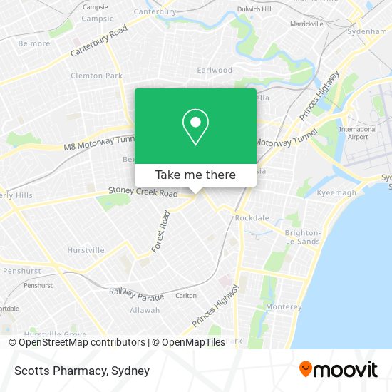 Scotts Pharmacy map