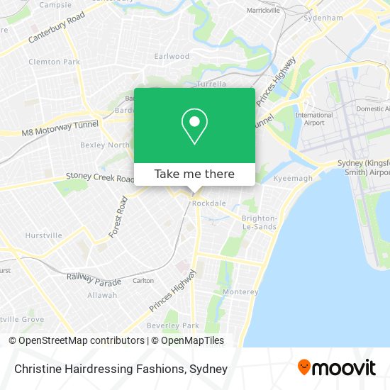 Christine Hairdressing Fashions map